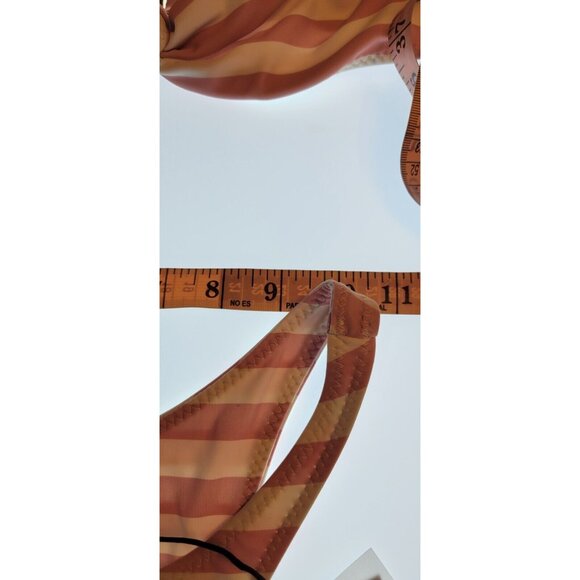 SAME LOS ANGELES Set 2pc Bikiny Swim Top XSmall Bottom High Weist Knotted Bandeu - Picture 8 of 12